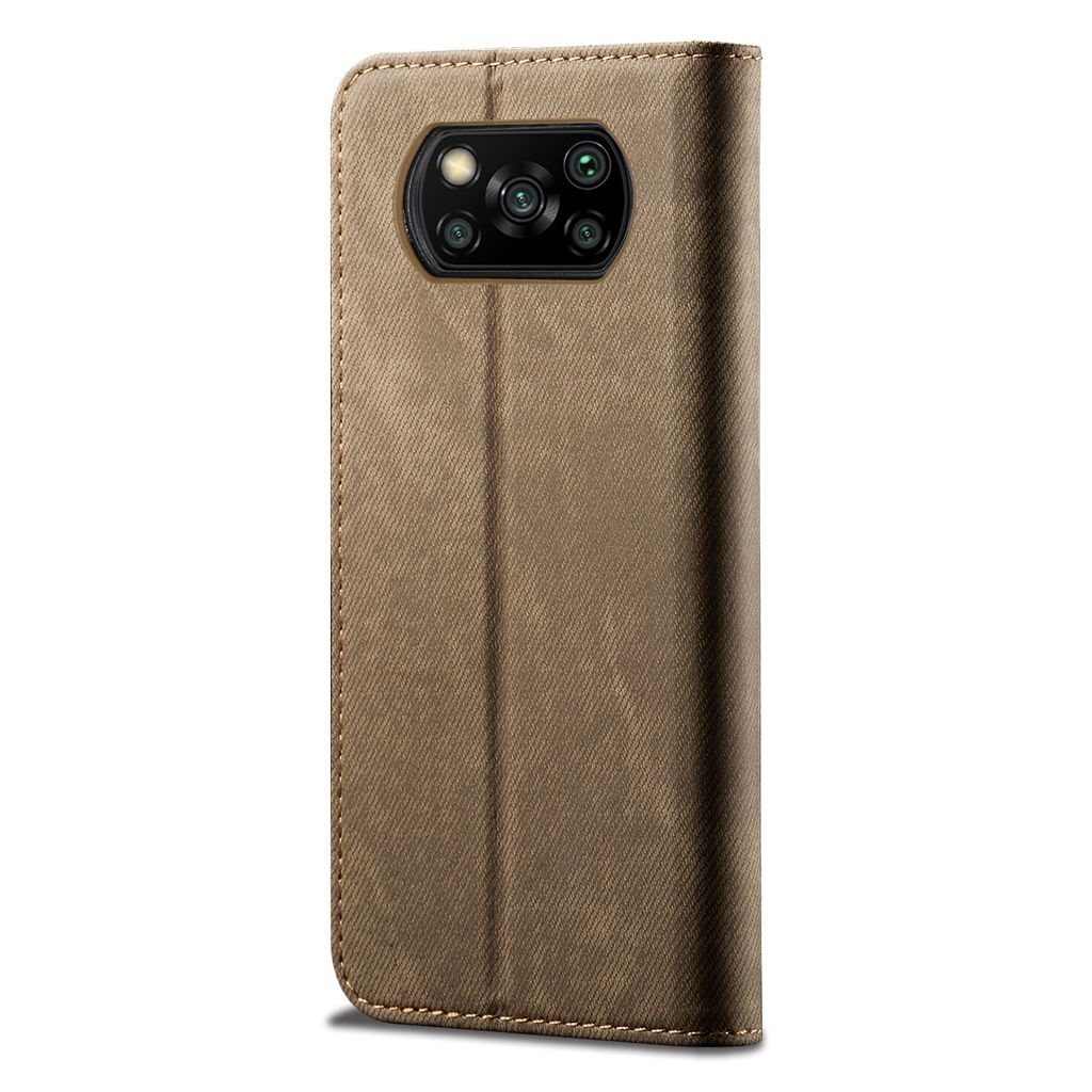 Handyhülle Leder Flip Case Für Xiaomi Poco X3 / NFC / Pro – Mit Kartenfächern, Standfunktion & Magnetverschluss