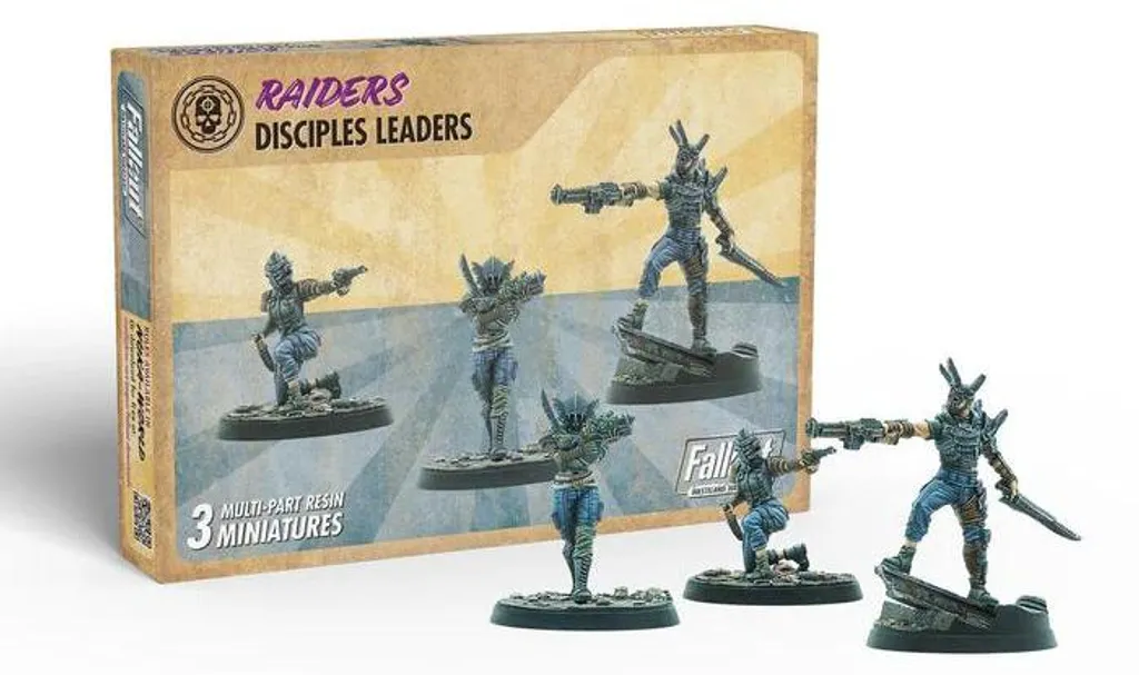 Set Leaders Disciples Fallout Wasteland Warfare Figurines Résine 32mm