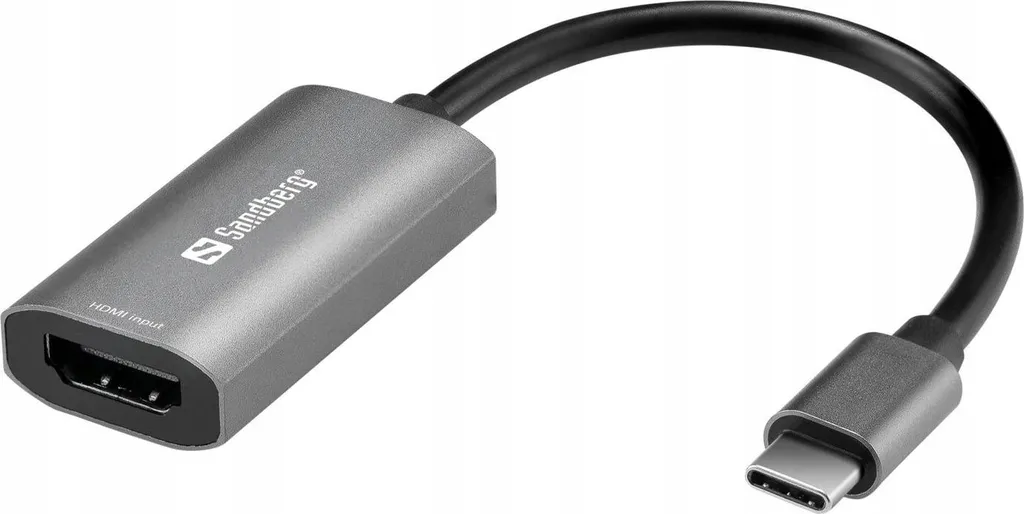 Ajouter un écran PC avec l'adaptateur graphique USB Sandberg 136-36 Gris