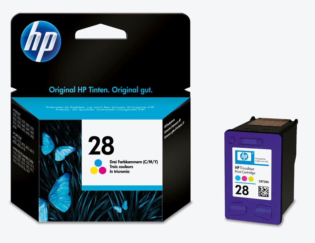 HP 28 - C8728A - Inktcartridge / Tri-color (8 ml) Produktbild 