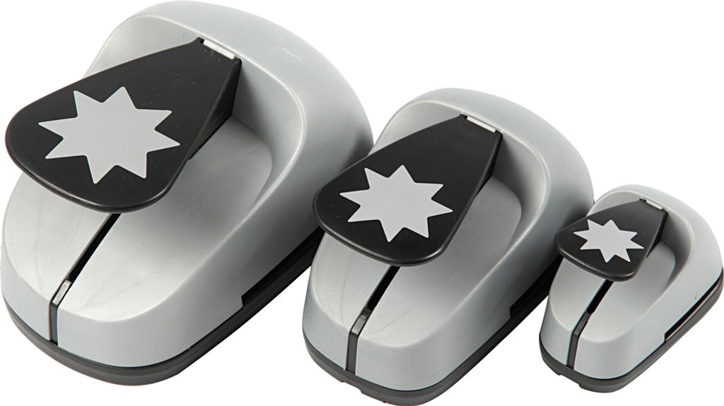Creativ Company Stanzenset grafischer Stern Bastelset Papier Karton