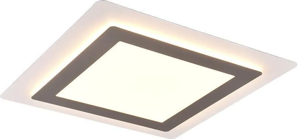 Plafoniera Morgan Trio Lighting LED 45cm Argento: Luce per la Famiglia