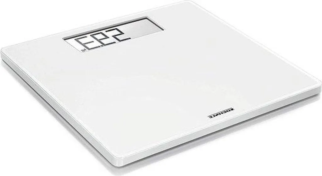 Balance de salle de bain numérique LCD blanc avec capteurs de précision