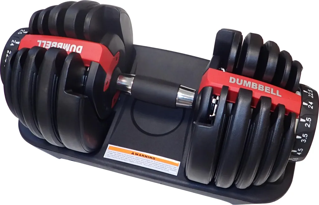 Haltère modulable 24kg charge variable pour musculation à domicile