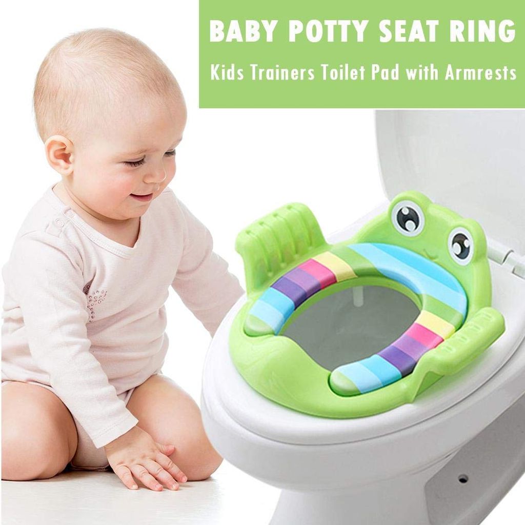 Kinder Baby WC Sitz Toilettensitz Toilettentrainer Lerntöpfchen mit Spritzschutz 