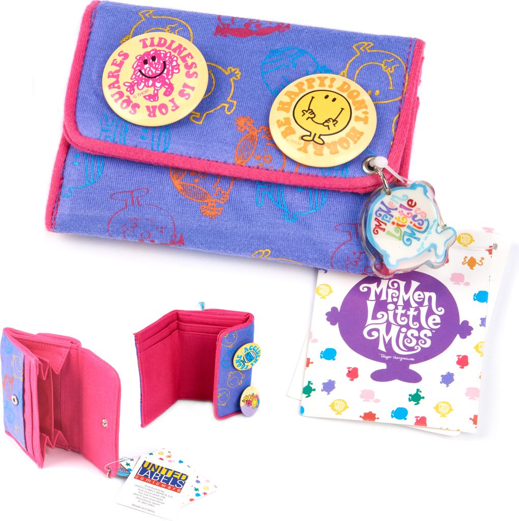 Mr. Men and Little Miss 1 x Kinder-Geldbörse mit 4 Buttons, Produktbild 