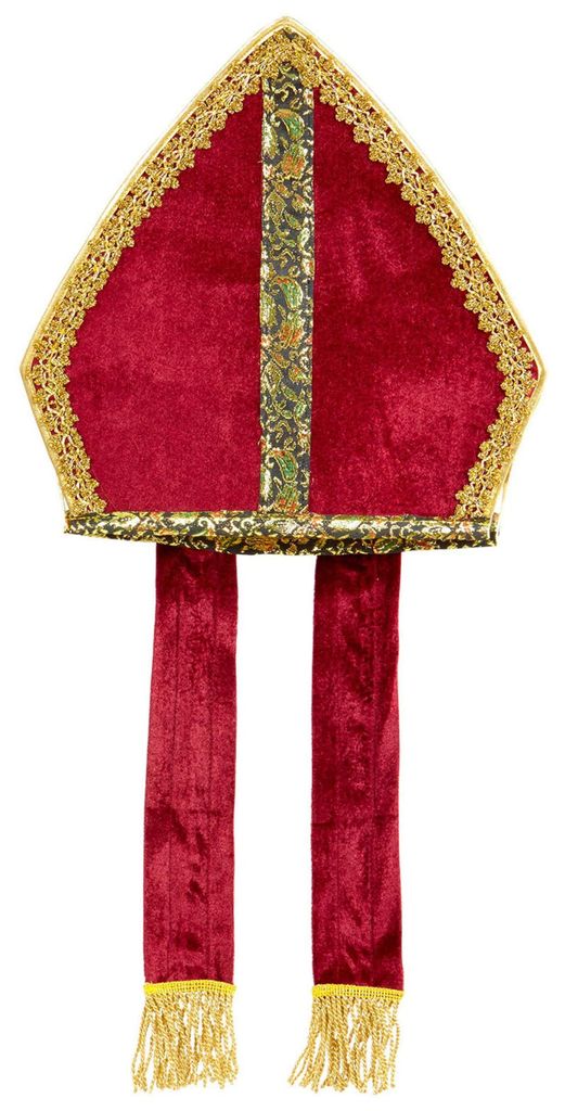 Mitra - Bischof Hut Fasching  -  Bischof - Kopfbedeckung Produktbild 