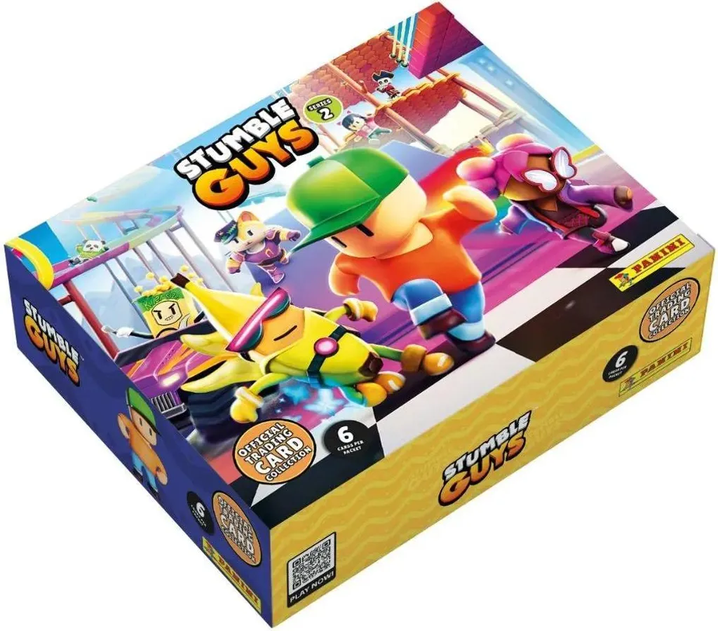 Stumble Guys Série 2 Trading Cards Box Display de 24 Paquets de Cartes