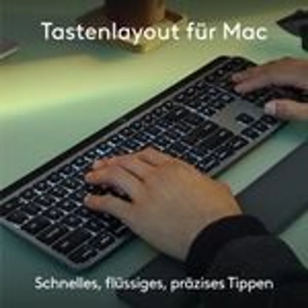 Clavier Logitech MX Keys S for Mac Bluetooth touches silencieuses Gris - 8