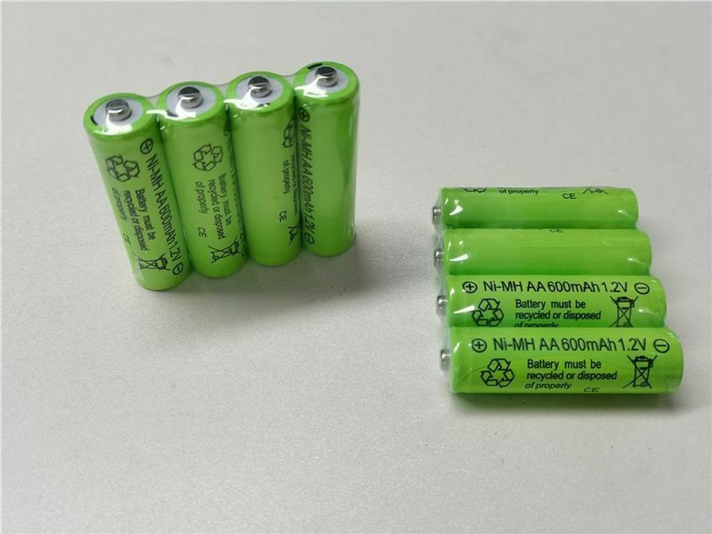 STAR Ersatz Akku Batterie aufladbar AA 1,2V NI-MH 600 mAh für Solar Leuchten 