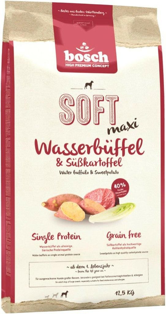 Bosch Dog HPC Soft Maxi Eau Buffalo & Patate Douce 12,5kg Image du produit 