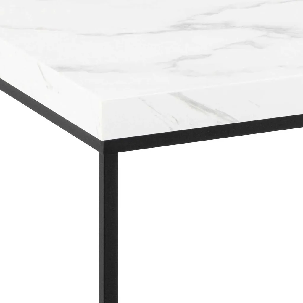 Table Basse Blanche Barossa Idéale pour vos Apéritifs et Décoration - 3