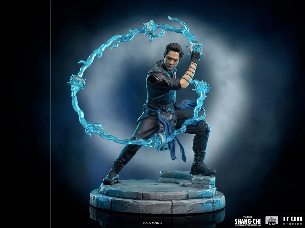 Statue Wenwu Marvel Dix Anneaux Iron Studios en Polystone peint main - 12