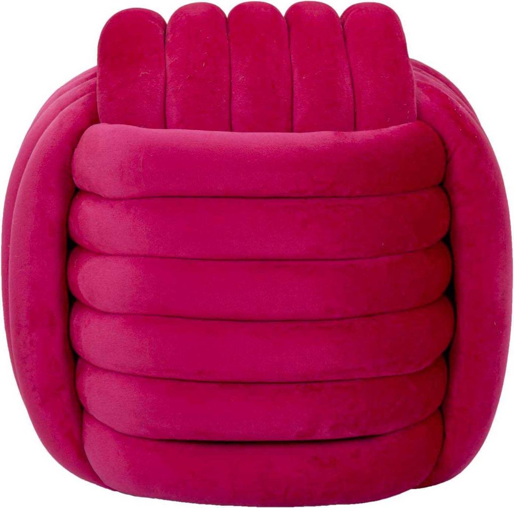 Mauro Ferretti Hocker Softy fuchsia 45x45x45 cm