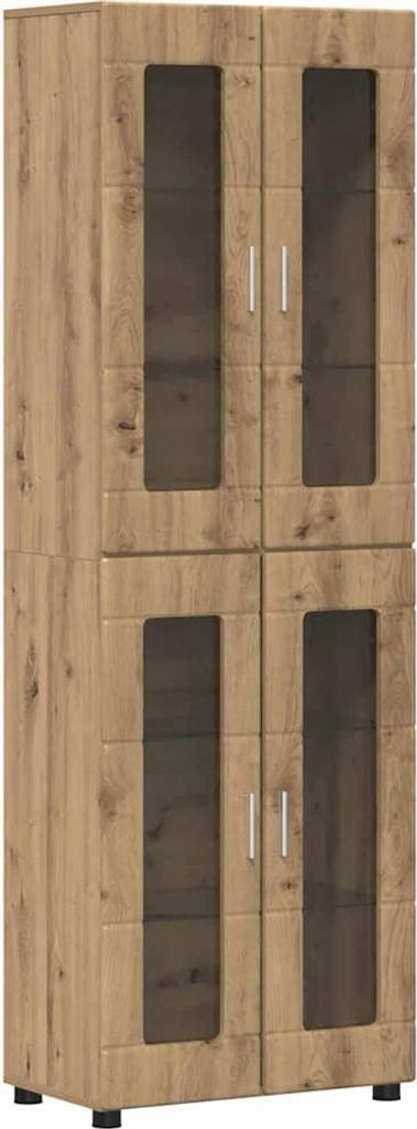 Highboard FLORIN Artisan-Eiche 60 x 35 x 182 cm Holzwerkstoff
