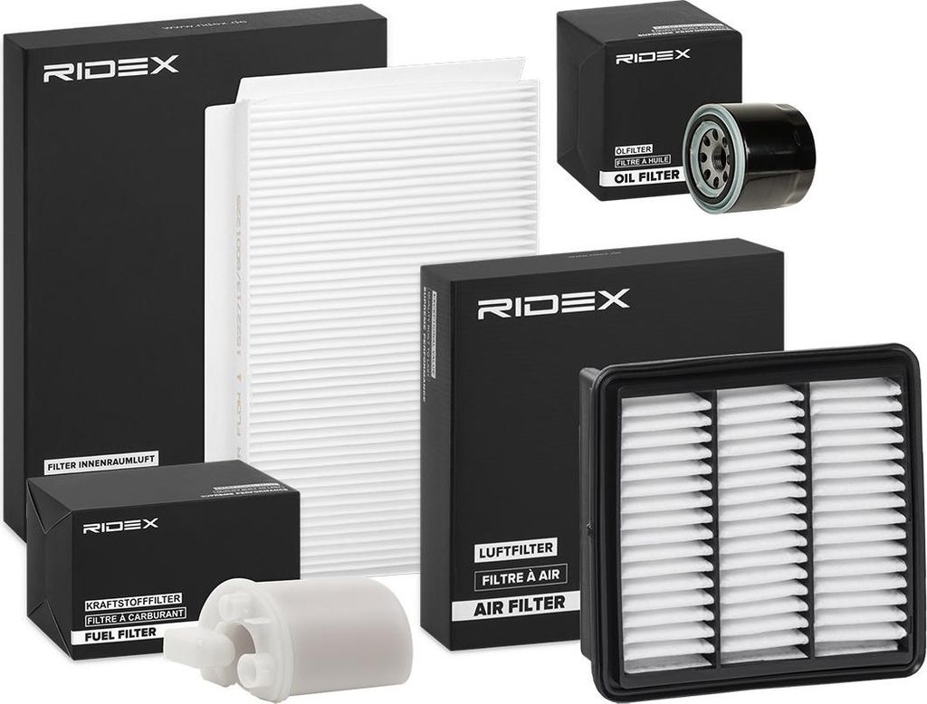 RIDEX Filterset Inspektionspaket Filtersatz für HYUNDAI i30 (FD) für KIA CEE'D Schrägheck (ED)