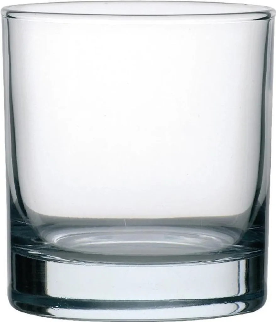 Set 12 Bicchieri Utopia 330ml Old Fashioned - Vetro Professionale Whisky