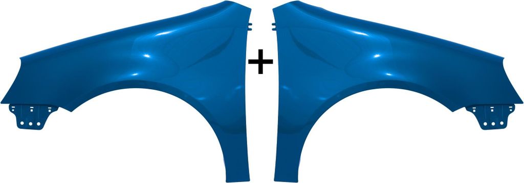 Kotflügel VW Golf V 5 LA5K 03-09 Links + Rechts Neu Lackiert