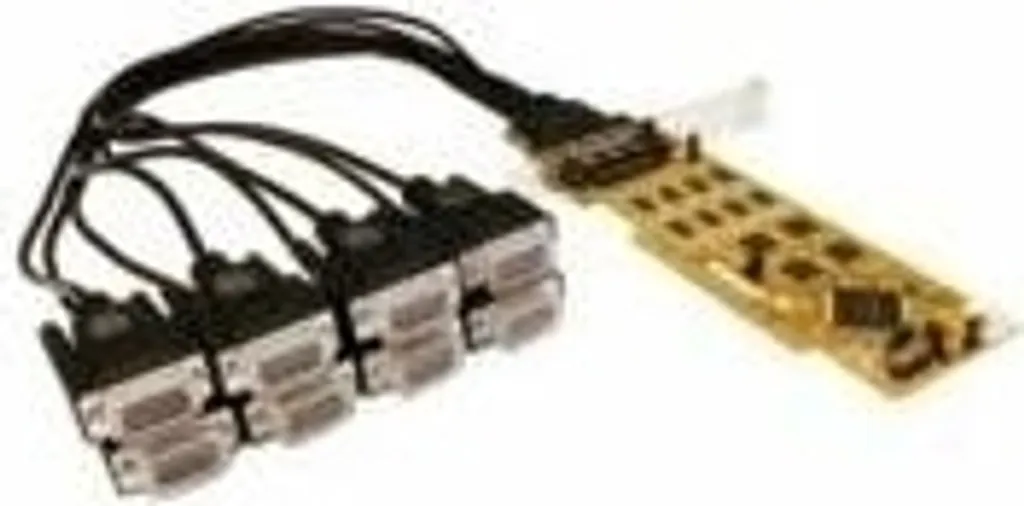 Contrôleur série PCI durci RS-232/422/485 Température Élargie Exsys