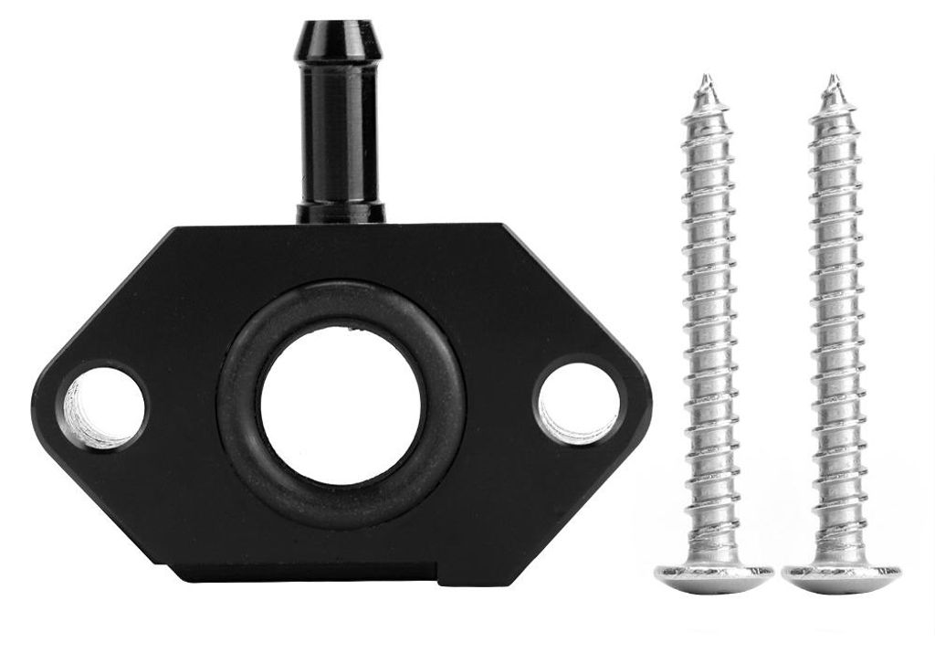 Turbo Boost Tap Kit, hochpräziser schwarzer Vakuumadapter, Temperaturbeständigkeit, verschleißfester Ersatz aus Aluminiumlegierung für Sagitar ...
