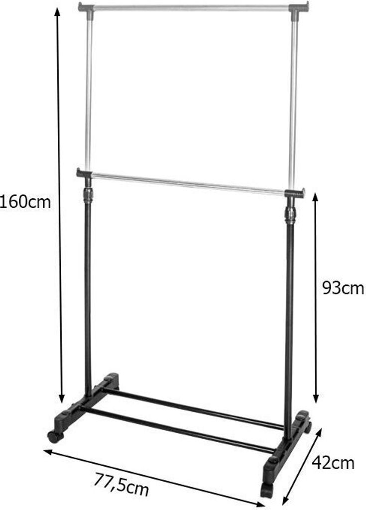 Verk 01570 Věšák na oděvy na kolečkách Obrázek produktu 8