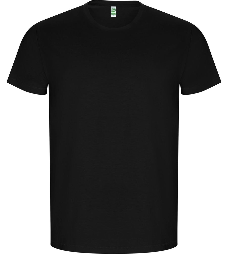Roly Eco - "Golden" T-Shirt für Herren, Baumwolle LT4502 (M) (Schwarz)