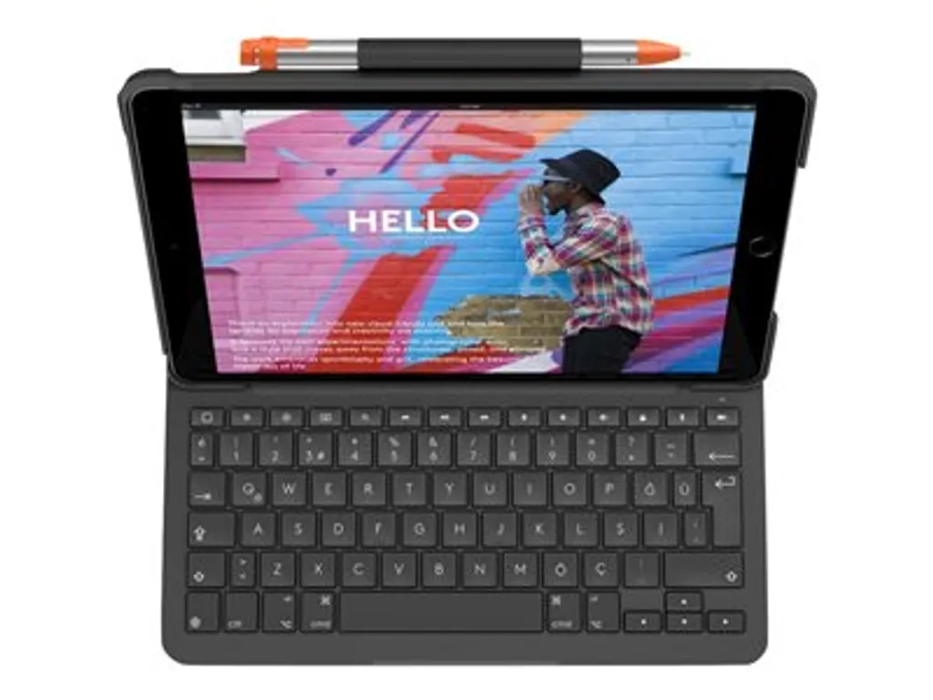 Logitech Slim Folio AZERTY : Protégez et Boostez votre iPad Apple - 6