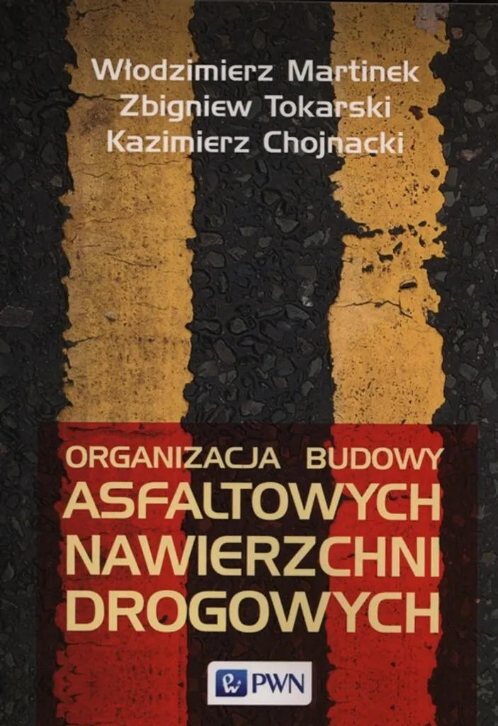 Livre Organisation construction chaussées asphalte - Martinek en Polonais