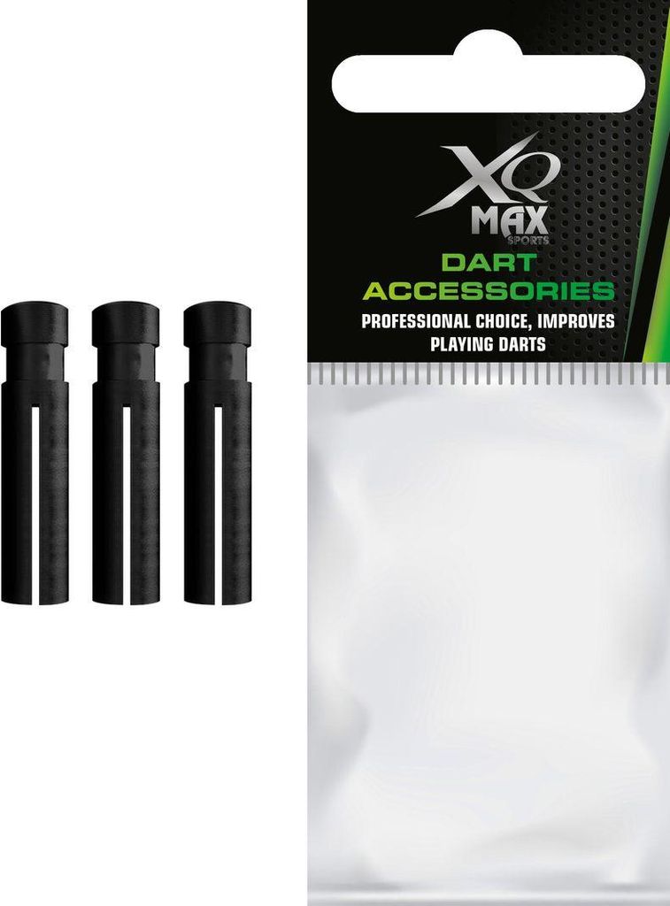 XQMax Aluminium Flights Protectors Schwarz Produktbild 