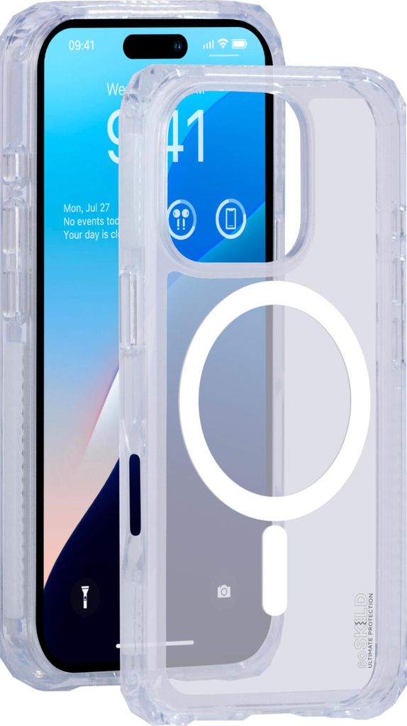 SoSkild Defend Magnetische Hülle für iPhone 16 Pro Max - Transparant