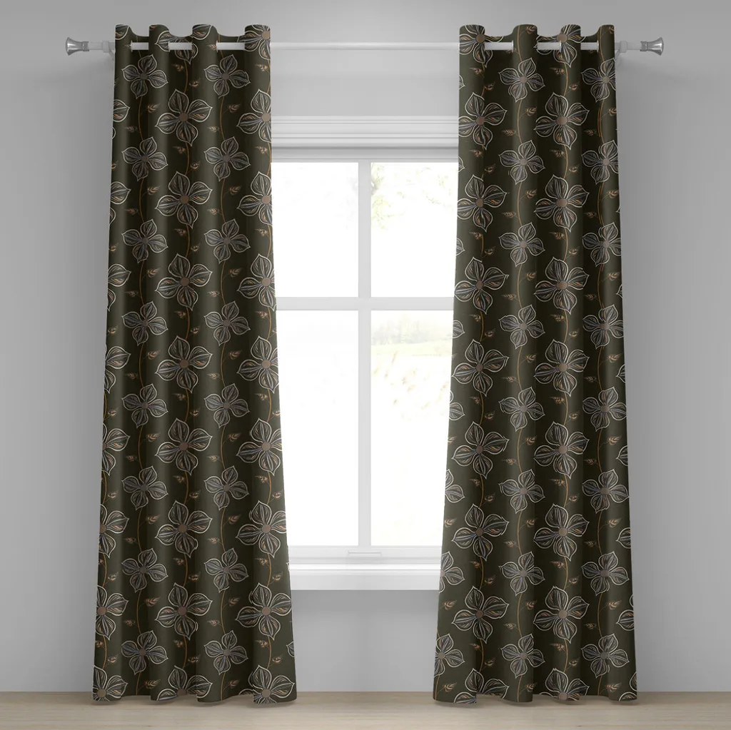 Tenda Design Floreale ABAKUHAUS 280x175 cm - Atmosfera Relax in Casa