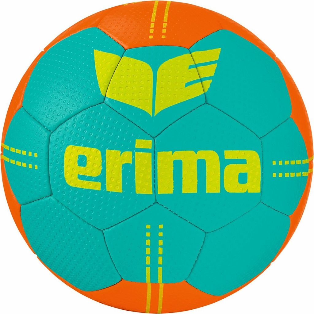 Erima Handball Pure Grip Junior Trainingsball türkis orange Produktbild 