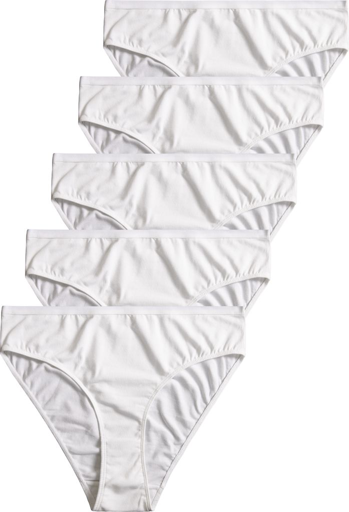 Götzburg Damen Unterwäsche 5er Pack Midi-Slip Baumwolle Stretch Essentials Größe: 42