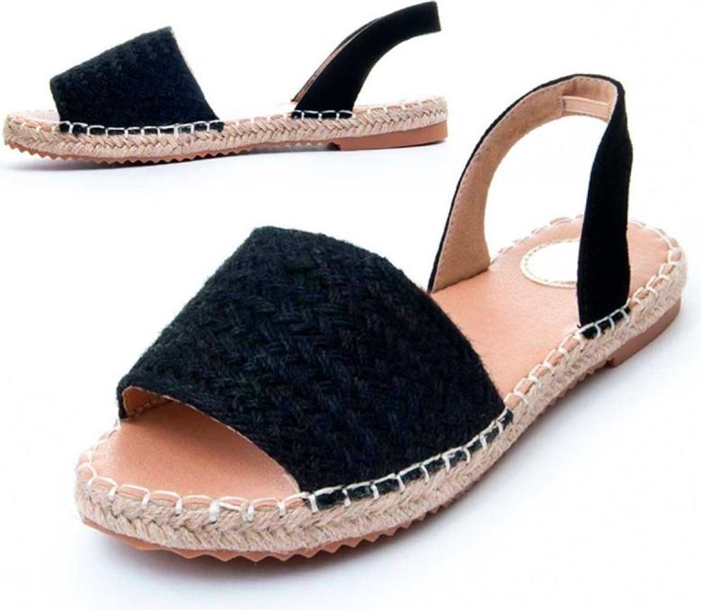 Montevita Flache Sandale Yuttan4 Schwarz