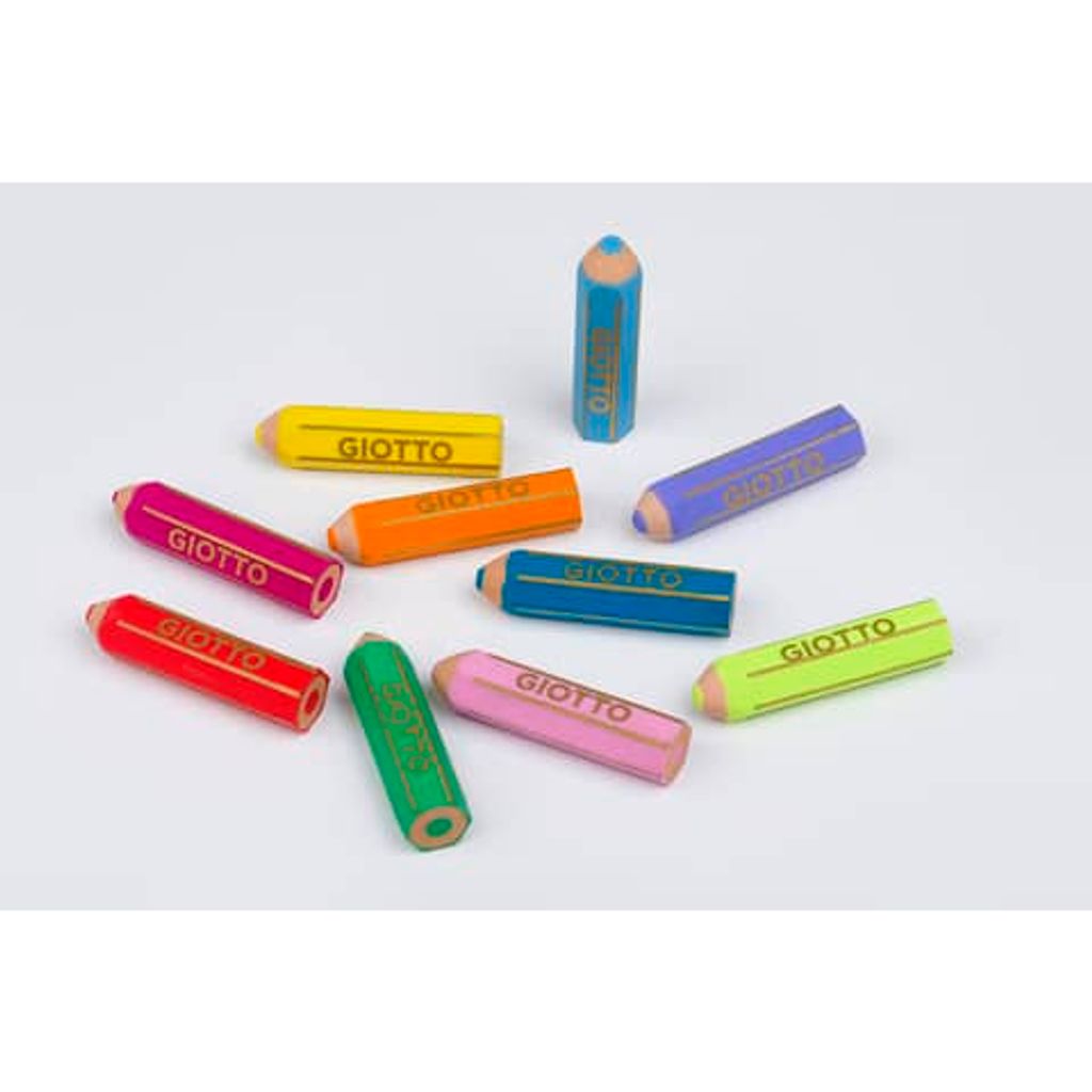 Giotto Radierer Happy Gomma in Stiftform, PVC frei Produktbild 