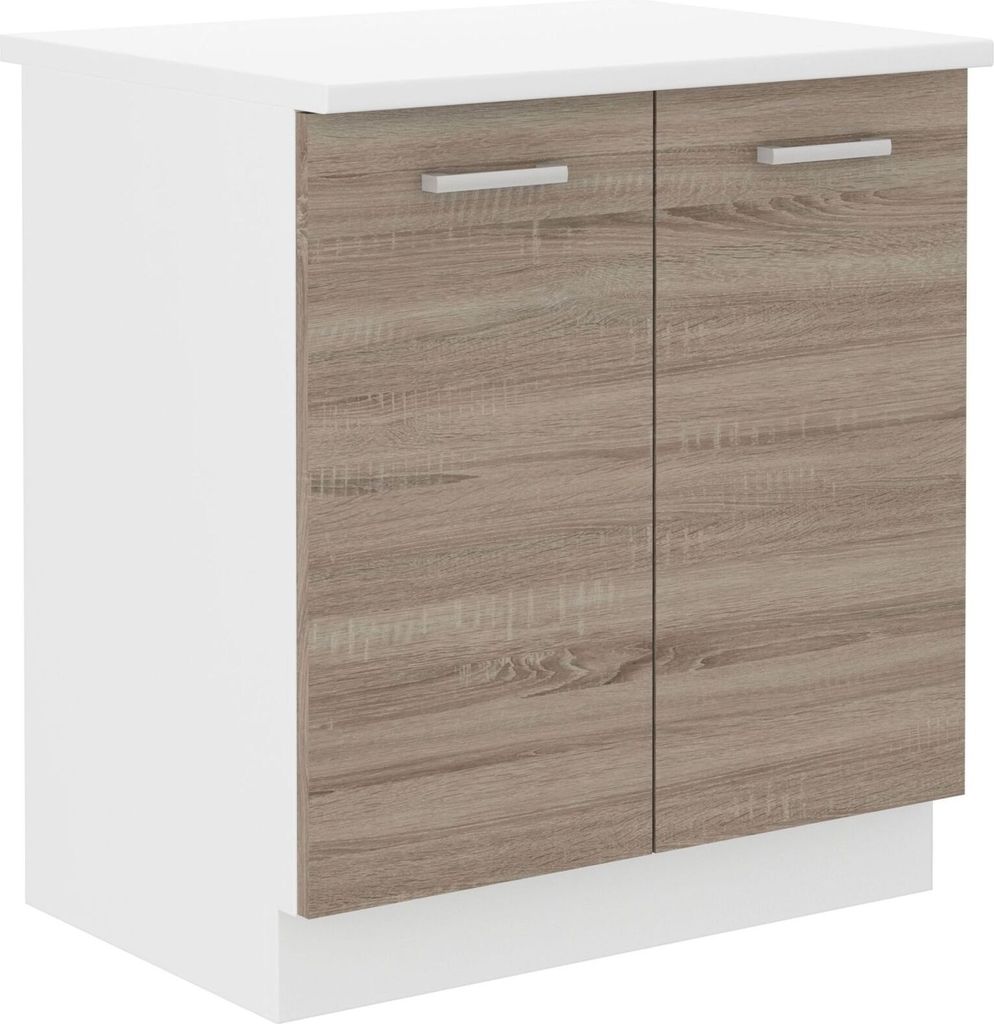 Küchen Unterschrank 80 cm für das Modell „Dave 240 Eiche Sonoma Trüffel“