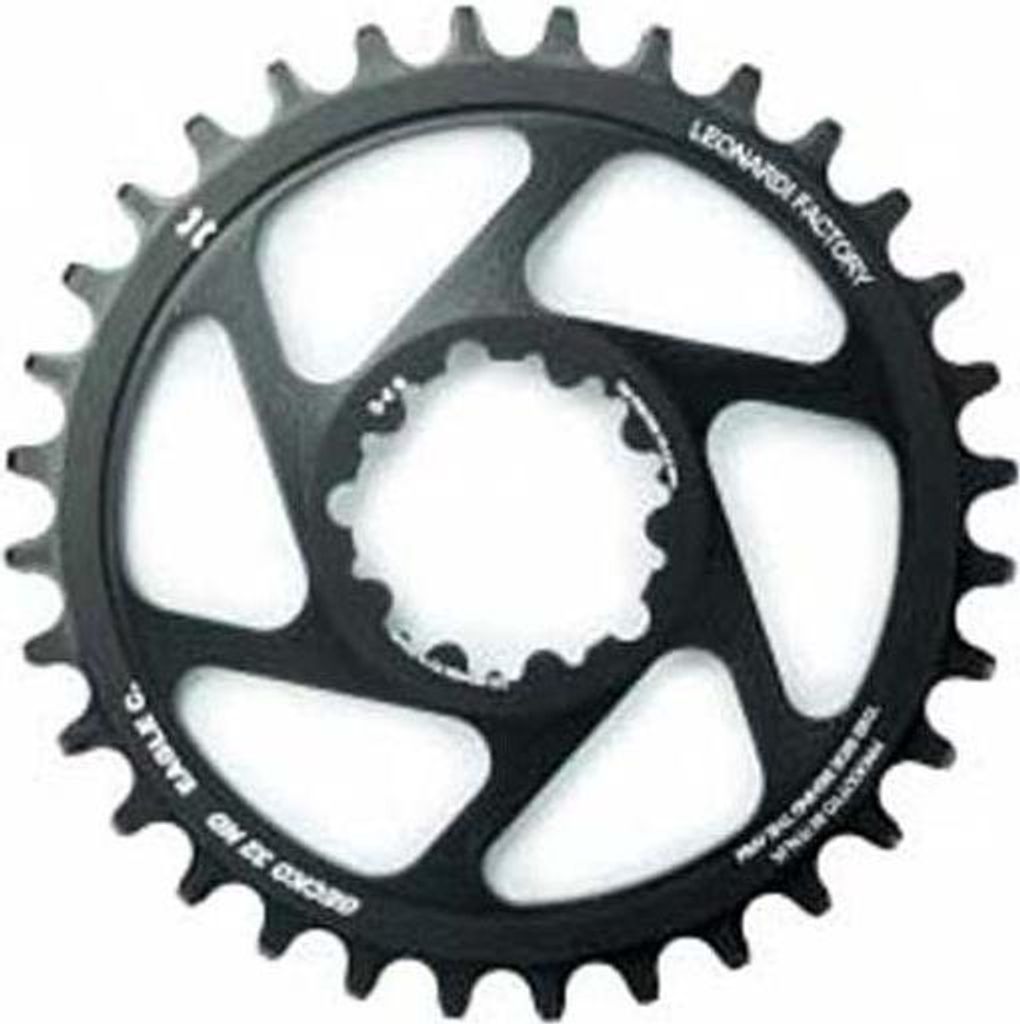 Leonardi Racing Gecko Sram Boost Dm Offset 3mm Kettenblatt Schwarz 30t Schwarz 30t