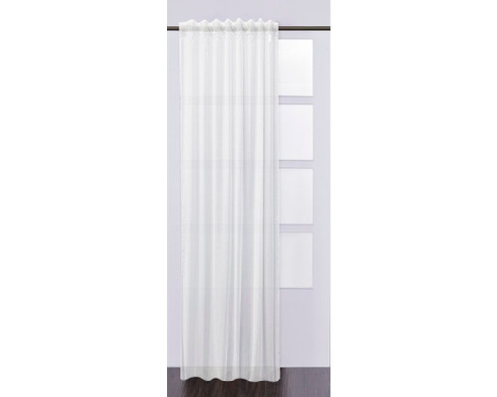 Záclona s řasicí páskou Cambric bílá 140x280 cm Obrázek produktu 