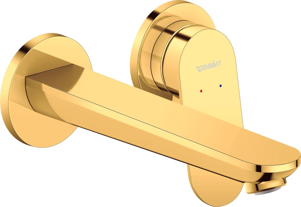 Duravit Wave Einhebel-Waschtischmischer, Ausladung 202 mm, ohne Ablaufgarnitur, WA1070004034