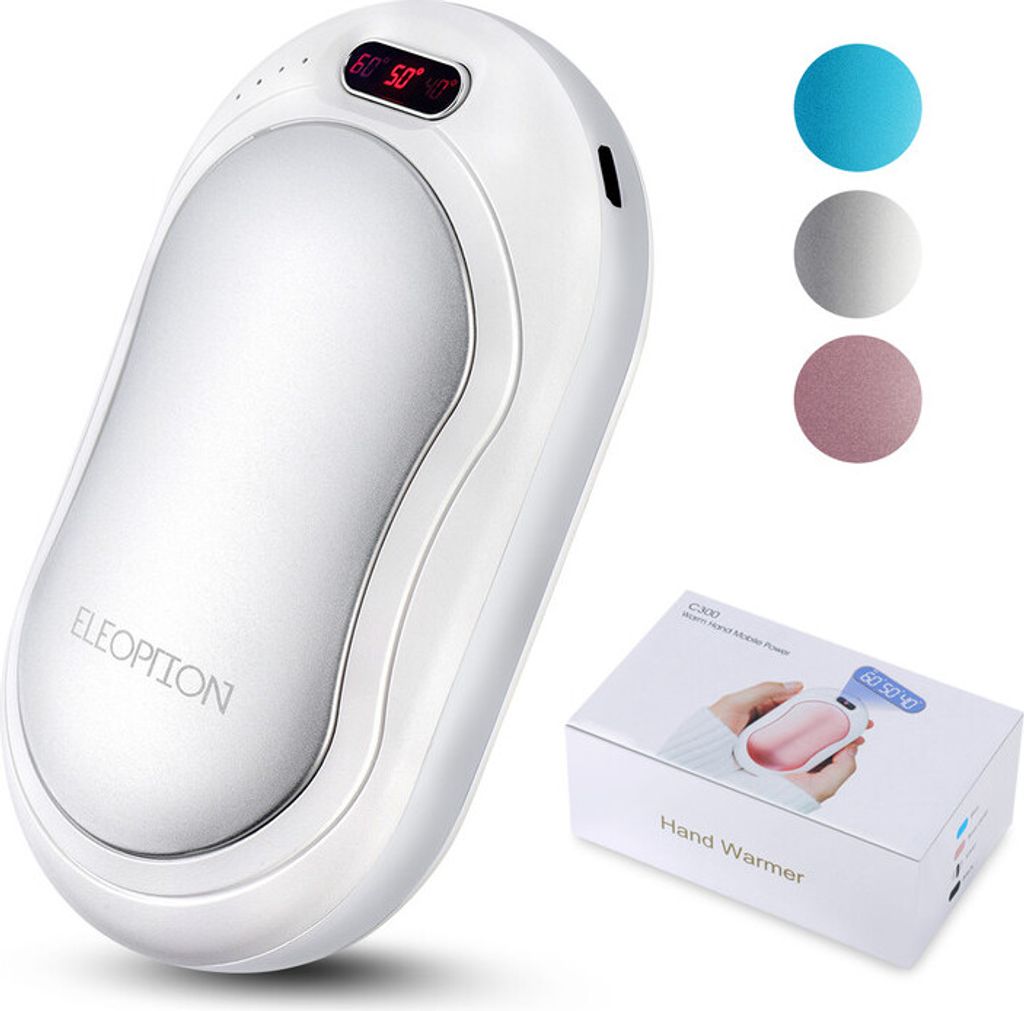 ELEOPTION Ohřívač rukou, 10000mAh Power Bank, dobíjecí Obrázek produktu 