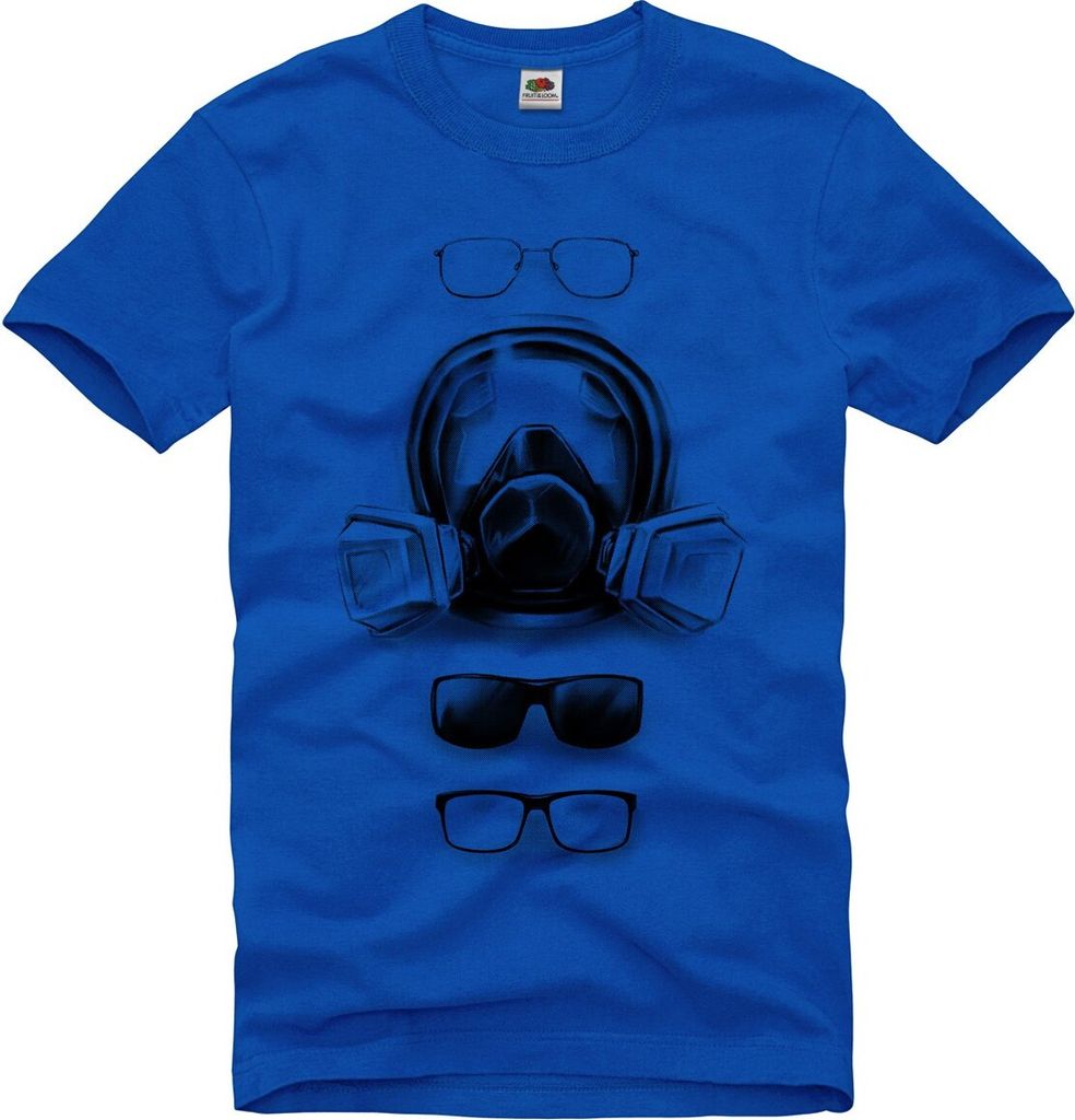 style3 Walters Outfit T-Shirt Herren white bad heisenberg breaking tv serie walter meth crystal