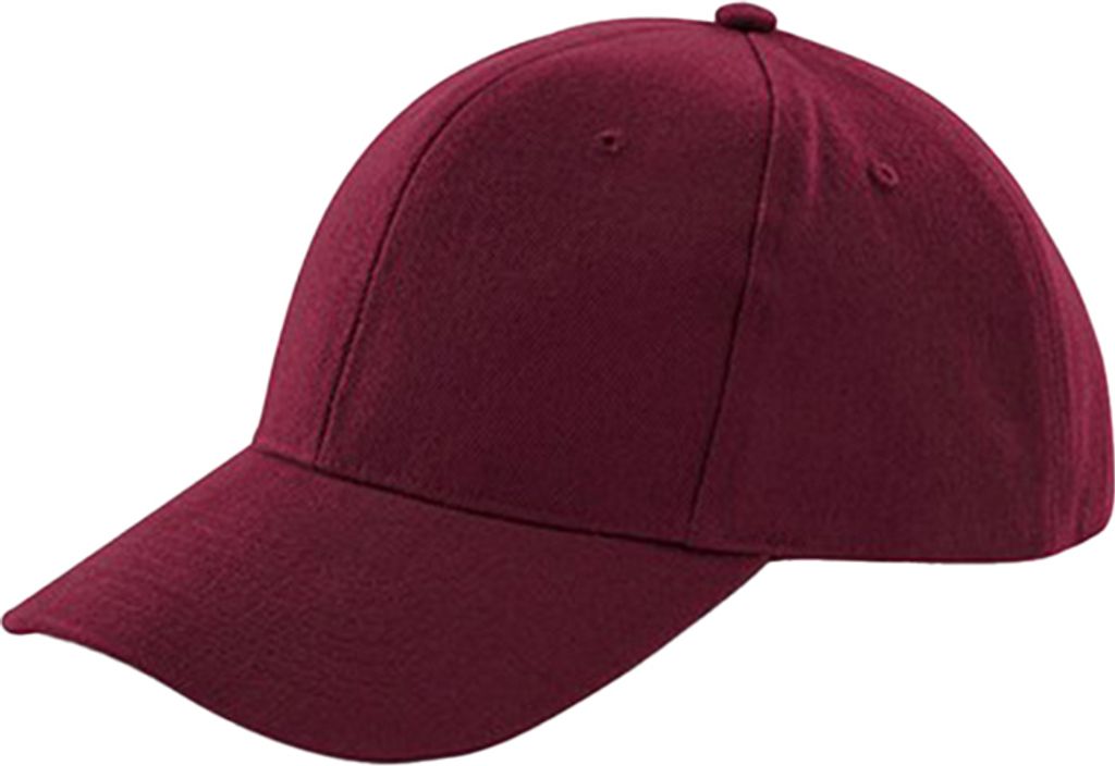 Beechfield - "Pro-Style" Baseball-Mütze für Herren/Damen Uni BC5096 (Einheitsgröße) (Burgunderrot)