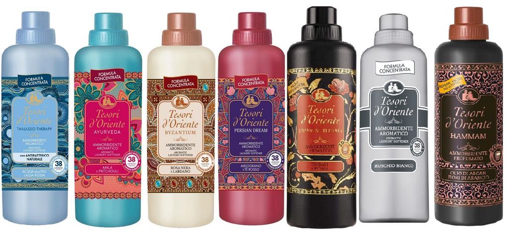 Testpaket Tesori d'Oriente Flüssigkeit Weichspüler, Fabric Produktbild 