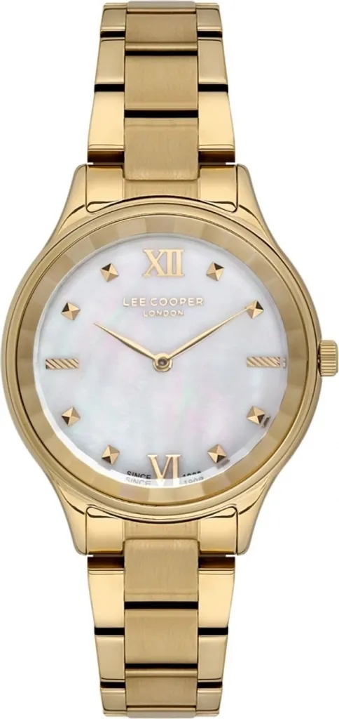 Orologio da polso da donna LEE COOPER LC07113.120 in oro come regalo alla moda.