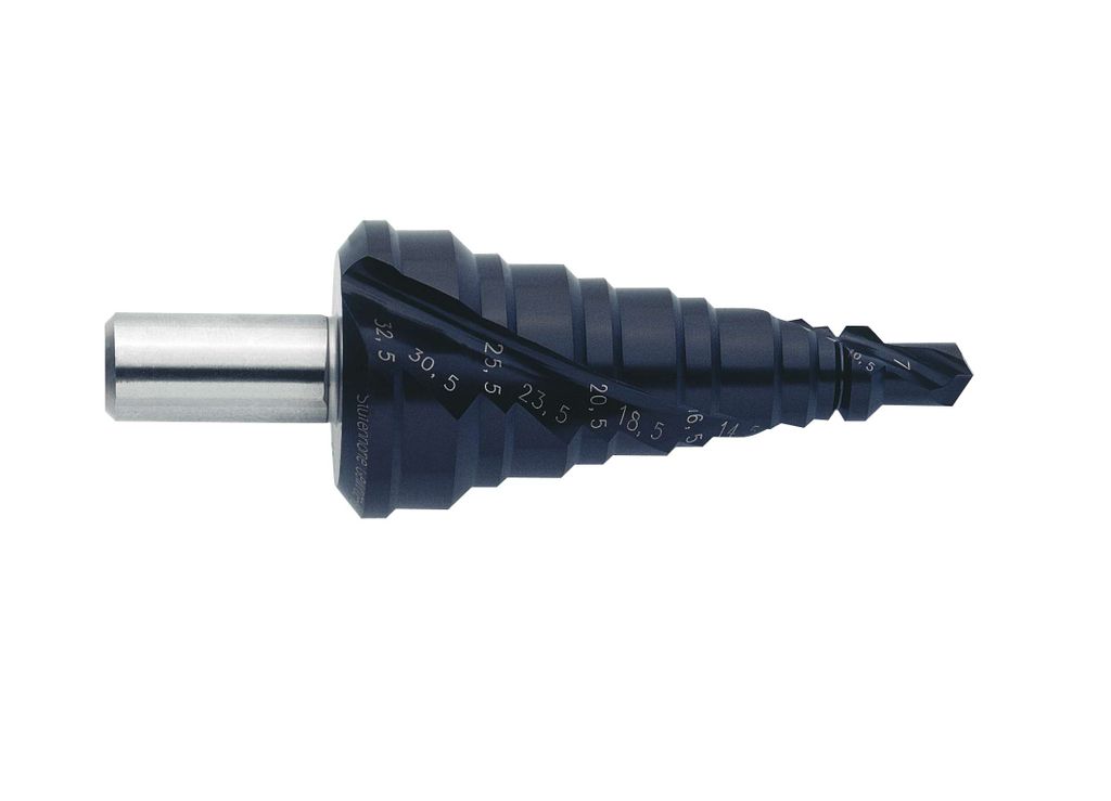 EXACT Stufenbohrer ROTASTOP, STB Spirale 4-20 mm TIAIN 7022