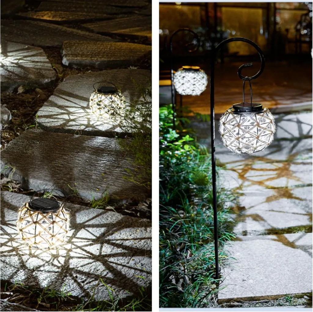 Lanterna LED Decorativa INF Bianca: Lampada Solare Design per Esterni - 3