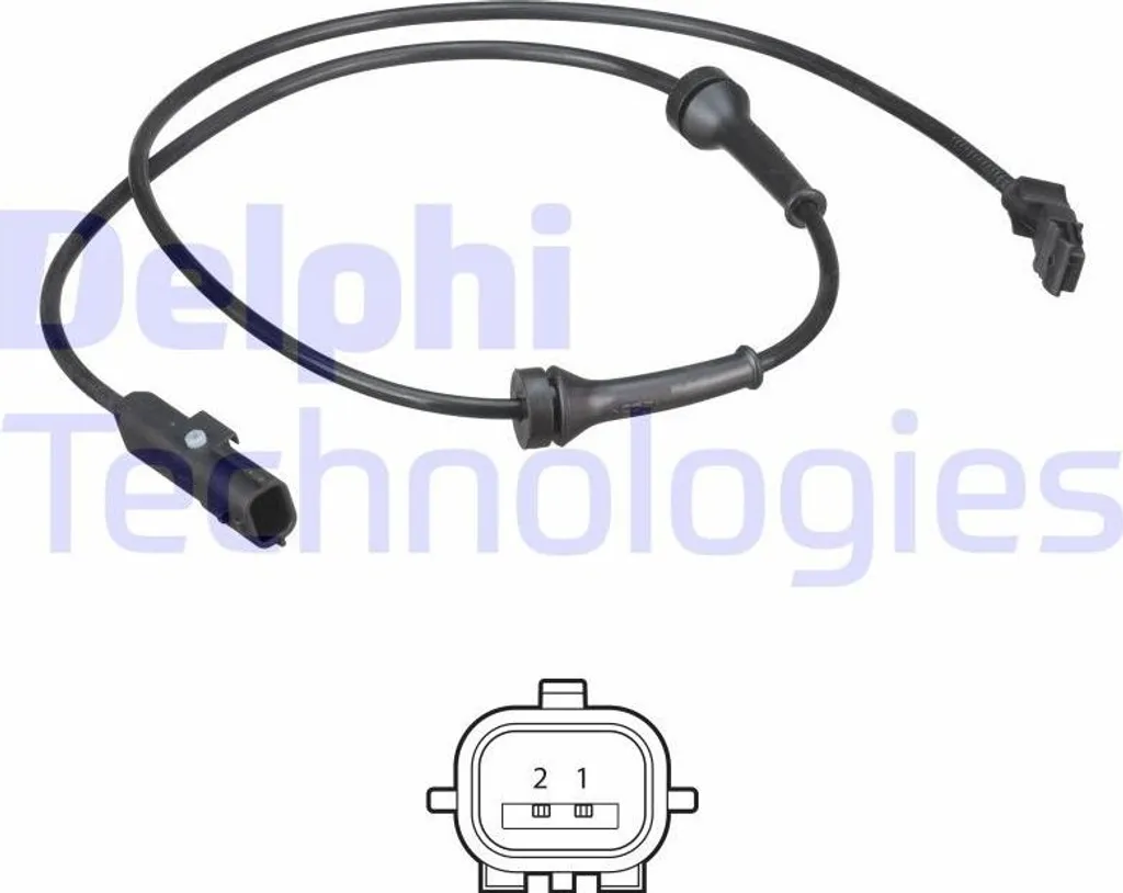 DELPHI SS20573 Sensore velocità ruota OE 8200416683 compatibile con Scenic, Megane