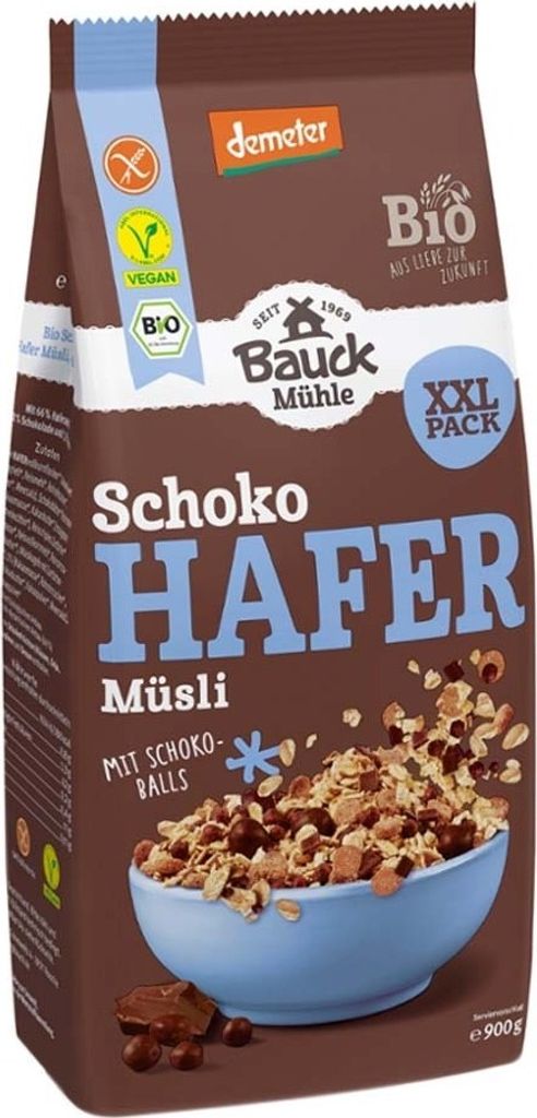 Bauckhof - Hafer Müsli Schoko XXL - 900g Produktbild 
