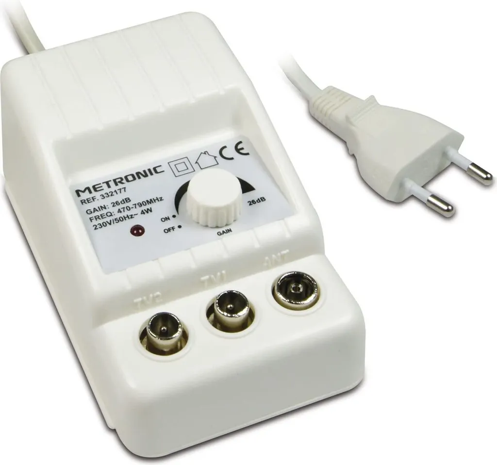 Metronic 332177: Amplificatore TV per Visione 4K e Streaming Fluido