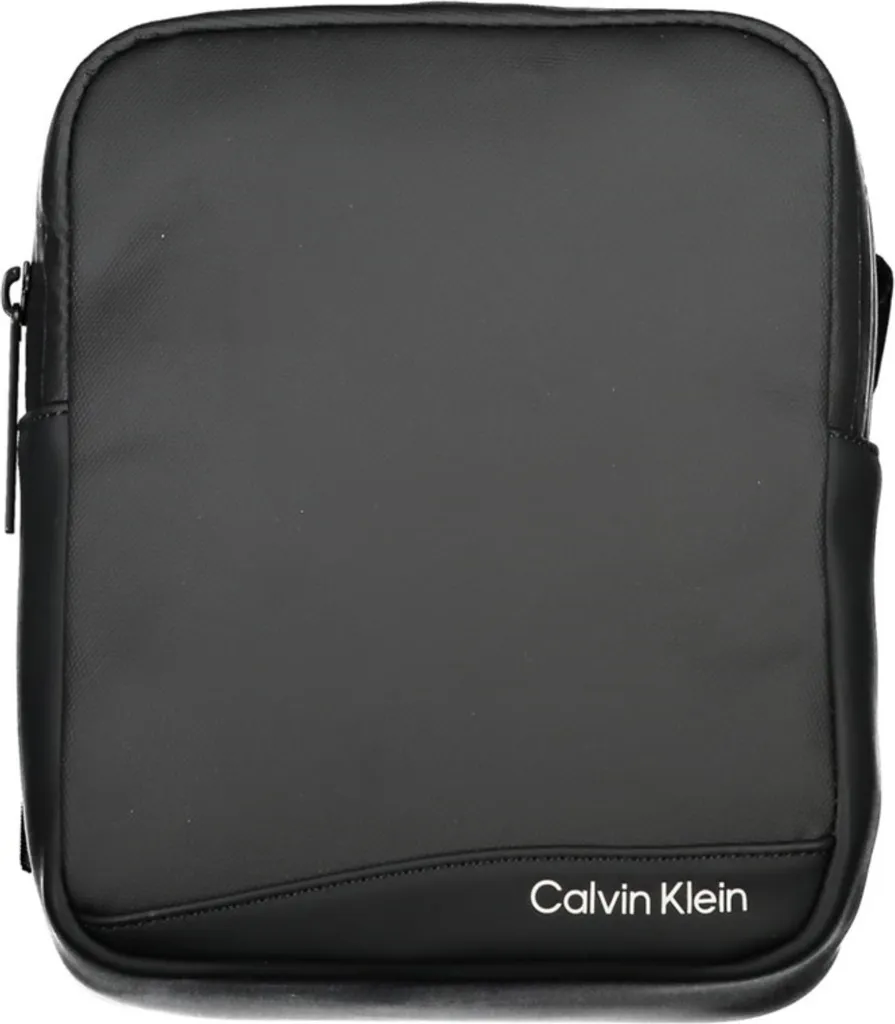 Besace Calvin Klein K50K511252 : petite maroquinerie homme en noir uni
